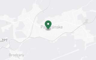 Mapa okolia mesta Bošany