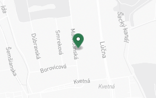 Mapa — Košice - mestská časť Šaca