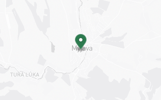 Mapa okolia mesta Vrbovce