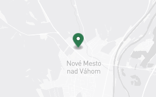 Mapa okolia mesta Modrová