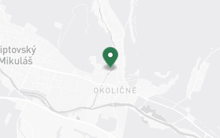 Mapa okolia mesta Závažná Poruba