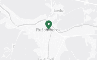 Mapa okolia mesta Lisková